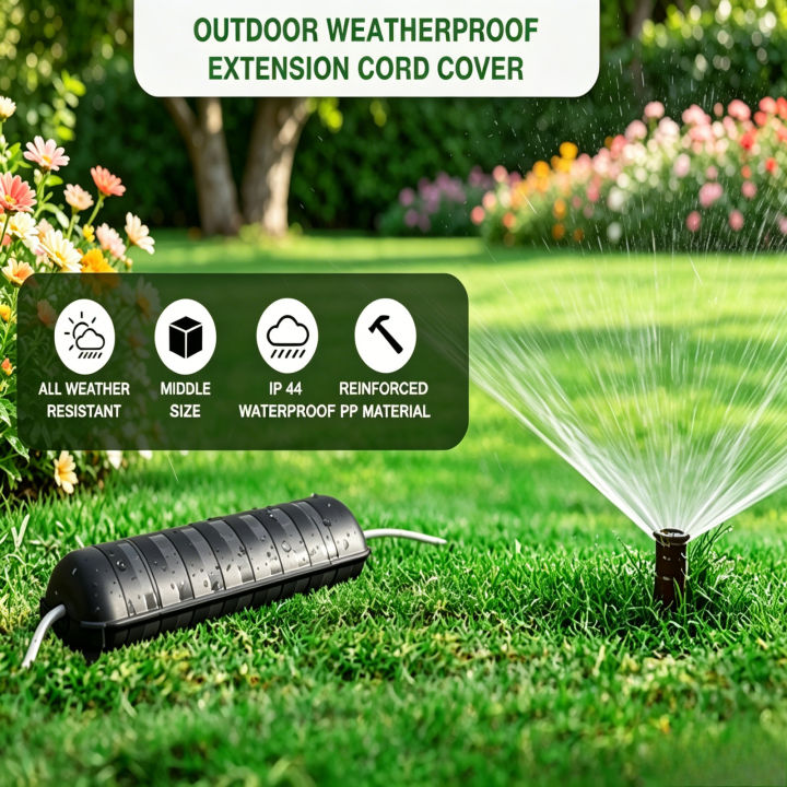 Outdoor Extension Cord Safety Cover for Sockets Plugs Electrical Connection Boxes Waterproof for Power Tools