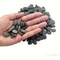 20Pcs Natural River Rocks Smooth Flat Stones in Grayish-Black Tones Perfect for Handmade Crafts Fish Tank Decor Rock Painting. 