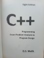 C++ Programming from Problem Analysis to Program Design 8th Edition by D S Malik / C++. 