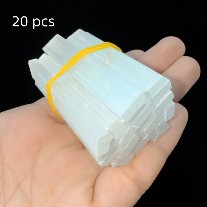 5/10/20pcs%20Selenite%20Stick%20Chips,Crystal%20Sticks,Gypsum%20Wands,White%20Gypsum%20Quartz%20Mineral%20Points%20for%20Meditation,Decorative%20Display%20home%20decoration%20item%20-%20Image%207