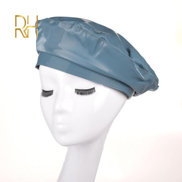Lady%20mirror%20PU%20leather%20painter%20caps%20casual%20hat%20fashion%20French%20Artist%20painter%20glossy%20leather%20Beret%20Cap%20-%20Image%205