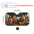 【 Car Window Folding Sunshade 】 Interesting Universal Car Windshield Sunshade Suitable for Cars, SUVs, RVs, Trucks.