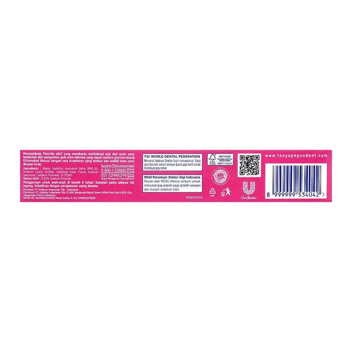 Pepsodent%20Kids%20Toothpaste%20Sweet%20Strawberry%2050%20g%20-%20Image%203