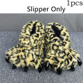 Leopard Hooded Pajamas Animal Kigurumi Unicorn Adult Onesies for Women Winter Sleepwear Flannel Pochets Overall Sets Slippers. 