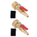 Winterize Blowout Fitting Winterizing Quick Adapter 1/4in Male Quick Connector Antiaging 3/4in Male GHT Thread for RV Yachts.