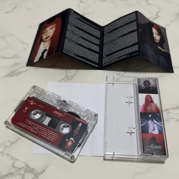 JENNIE%20Kim%20Jennie%20Solo%20Album%20Ruby%20Korean%20Music%20Cassette%20Brand%20New%20Unopened%20With%20Lyrics%20Booklet%20Collectors%20K%20Pop%20-%20Image%203