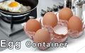 New Stylish Egg Tray Container,Crystal Clear,6 Portion For Half Dozen Eggs,Eggs Serving Container Tray,Premium Quality. 