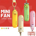 XIAOTREE Cute Mini Fan Kipas Portable Hand Fold Bedside Office USB Charge Battery Table Desk Cooling Folding Handheld Fan. 