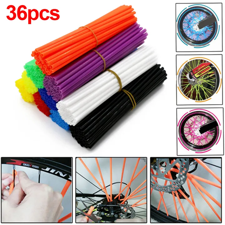 36PCS%20174mm%206.85inch%20Universal%20Dirt%20Bike%20Spoke%20Covers%20For%20Motocycle%20Bike%20Motocross%20Bicycle%20Wheel%20Rim%20Spoke%20Wrap%20Kit%20-%20Image%204