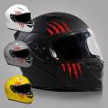 Sticker Premium Matte Vinyl Motorcycle Helmet Decals - Scratch-Resistant & Durable, Customizable,. 
