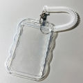 Photocard Holder Key Chain INS Ins Idol Photo Card Holder Decorative Student ID Badge Holder Girls Card Sleeves.