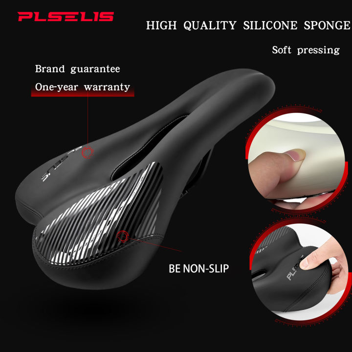 Plselis%20Thick%20Soft%20Bicycle%20Saddle%20Mountain%20Bike%20Seat%20Cushion%20Waterproof%20Durable%20Road%20Bike%20Saddle%20Weighing%20392g%20-%20Image%202