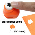 6 pcs Paper cutter for crafts Hole Puncher Punches Tool Set Circle Flower Paper Shapes Hole for card making custom scrapbook. 