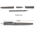 STONEGO Classic Metal Signature Pen, Retractable Roller Ball Pens Office Luxury Metal Signature Pen Fine Point (0.5mm). 
