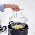 Deep fry pure steel filter jaali best for french fries, nuggets and all fried items. 