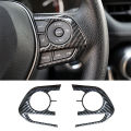 For Toyota Harrier Venza Crown RAV4 XA50 Camry Corolla E210 2020 2021 2022 2023 2024 Car Steering Wheel Button Cover Accessories. 
