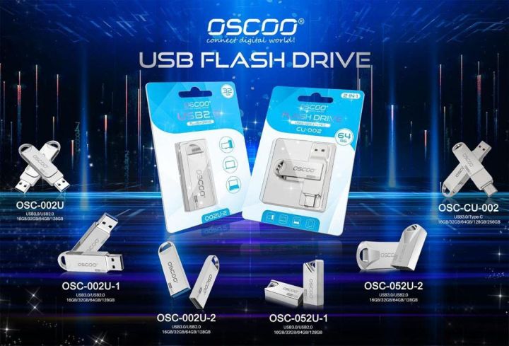 OSCOO 100% Original 32 Gb or 64 Gb Usb drive with 2 year warranty