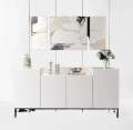 A modern storage cabinet for a home ( living room) or office uses, with 4 compartments Can be Customized. 