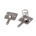 Original 5 Pairs AA - AAA - 18650 - Positive Negative Contact Metal Battery Spring Plate Set. 18650 Spring tip 18650 plus tip, AAA Spring Tip - AAA Plus Tip. 