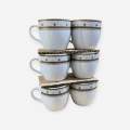 Pack of 6 Tea Cup / Mug Set Ceramic Material 200ml New style Set Multi Design. 
