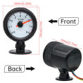 AD 52mm Tachometer tacometro 12V Car LED Tacho Gauge Tachometer 0-8000 RPM Meter White Black for 1-8 Cylinder Gasoline Engine. 