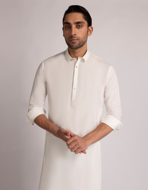 Junaid Jamshed Sticthed Mens Kameez Shalwar For Men And Boys -Collection:2026- Designcode: JJKS-A-33606/S25/JJ11083-CL