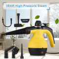 Handheld Steam Cleaner for Home 1050W High Temperature Pressurized Steam Cleaning Machine with 9PCS Accessory Steamers. 