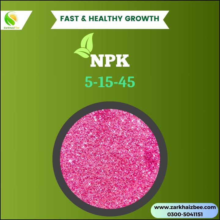 NPK 5:15:45 1 KG | Fertilizer for plants | NPK Fertilizer | 250 GM 500 GM &  2 KG 5 K 10 KG 15 KG | ZarkhaizBee: Epsom Salt | Compost | Rooting Hormone | SOP Fertilizer | Urea Fertilizer | DAP Fertilizer | Flower Seeds | Hybrid Seeds | Tomato Seeds |