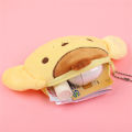 Sanrio Plush Zero Wallet Cinnamoroll Kuromi My Melody Cartoon Pompompurin Carrying Coin Soft Plush Backpack Pendant Storage Bag. 