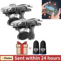 X8 Mobile Game Trigger For PUBG Phone Gaming 6 Finger Trigger Sensitive Shoot Phone Game Trigger L1 R1 Aim Keys Game Controller. 