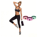 Basic Fabric Resistance Bands, Hip Booty Glute Thigh Workout Loops for Squats, Stretching, Yoga & Gym Fitness.