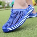 Men Shoes 2024 Beach Slippers Unisex Hollow Out Casual Women Beach Sandal Flip Flops Shoes Non-slip Size 36-45 Mens Slippers. 