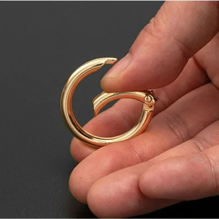 5pcs%20Metal%20O%20Ring%20Keyring%20Spring%20Buckles%20DIY%20Jewelry%20Openable%20Round%20Carabiner%20Keychain%20Clasp%20Bag%20Clips%20Snap%20Hook%20-%20Image%203