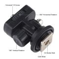 Group Vertical 1/4 Inch Screw Thread Cold Shoe
Tripod Mount Adapter Accessory. 