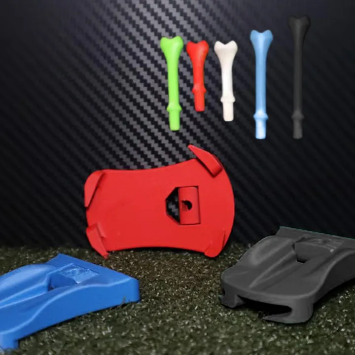 Golf%20Tee%20Base%20Holder%205%20Pre%20Cut%20Simulator%20Tees%20Driving%20Range%20Hitting%20Mat%20Training%20Aid%20for%20Home%20Practice%20Golf%20Game%20Accessories%20-%20Image%202