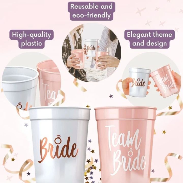Bachelorette%20Party%20Team%20Bride%20Plastic%20Drinking%20Cups%20Bridal%20Shower%20Gift%20Bride%20to%20Be%20Hen%20Party%20Supplies%20Wedding%20Decorations%20-%20Image%205