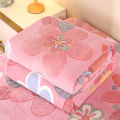 1pc Floral Style Warm Bedspread Fleece Blanket Plaid Travel Shawl Sofa Nap Blanket Home Bedsheet Manta 70X100cm Suitable For Pet. 