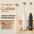 MINI Coffee Frother USB Rechargeable 3 Speeds Foam Maker Coffee Milk Mixer Electric Handle Blender Egg Beater Hot Cooking Tools. 