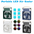 3-in-1 Portable Air Cooler Fan with USB Charging - Mini AC for Small Rooms, Home & Office Cooling with 3 Speeds, 5 Spray Settings, and Multiple Light Modes. 