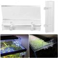 Clear Acrylic Aquarium LED Light Holder Hanging Fixtures Lifting Fish Tank Lighti Stand No-Drill Aquarium Lamp Fixtures.
