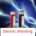 Electric shocking lighter. 