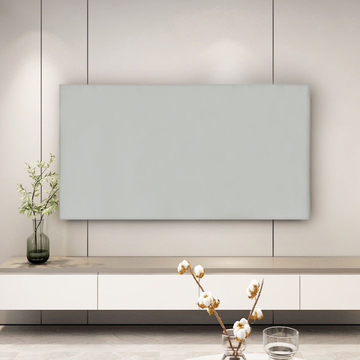 LCD TV Kap Stofkap Effen Kleur Elastische Televisie Decoratieve Cover Doek Universeel Voor 32/42/46/55/69/76/85 Inch Tv Covers