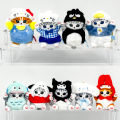 Kawaii Mofusand Cross-Dressing Sanrio Hello Kitty Kuromi Hanyodon Plush Keychain Pendant Anime Plush Backpack Pendant. 