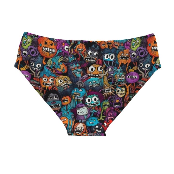 Happy%20Monster%20Graffiti%20Swimming%20Trunks%20%20Men's%20Briefs%20Swimwear%20Stretchy%20Comfortable%20Beach%20Surf%20Shorts%20%20Bikini%20Swimwear%20-%20Image%202