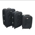 3 pcs 4 wheel luggage suitcase without trolly 20 24 28 inches. 