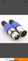 XLR 3 Pin Male/Female Connector Audio Microphone Cable Connector. 