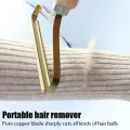 Pet Hair Remover Portable Manual Scraper Lint Cleaner Sticky Brush Cat Hair Removal Brush Hair Removal Tool Cat Accessories. 