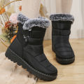 2026 Waterproof Snow Boots for Women Winter Shoes Faux Fur Plush Ankle Boots Woman Plus Size Non-Slip Warm Cotton Botas Mujer.