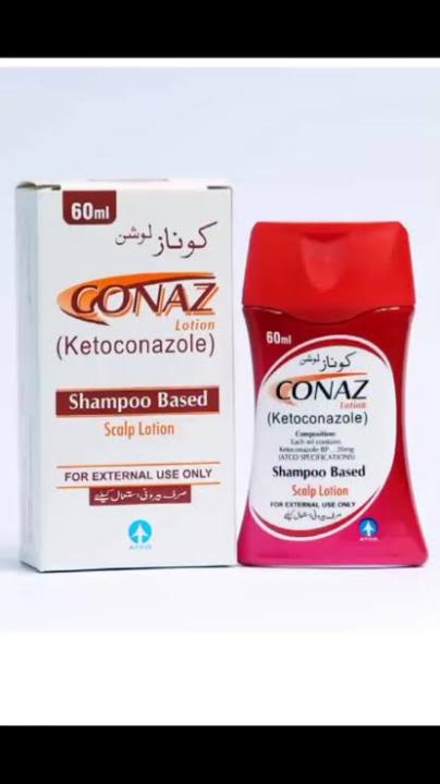 Conaz Shampoo based scalp lotion for dandruff 60ml dog flee