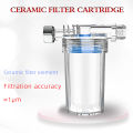 0.1 Micron Purifier Output Universal Shower Filter Ceramic Filter Element Shower Filter Faucet Water Heater Purification Kitchen. 